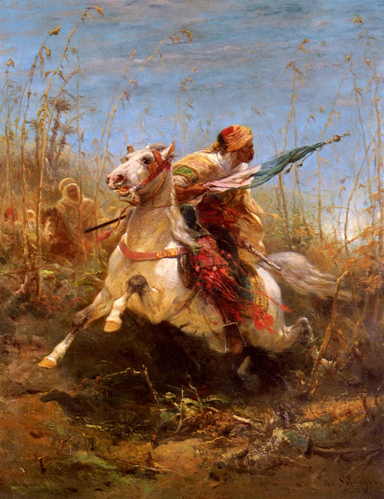 Арабский воин в бою